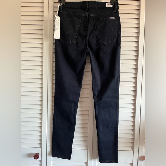 Hudson BLAIR Dark wash High Rise super skinny crop jeans size 27 NWT - Picture 4 of 10